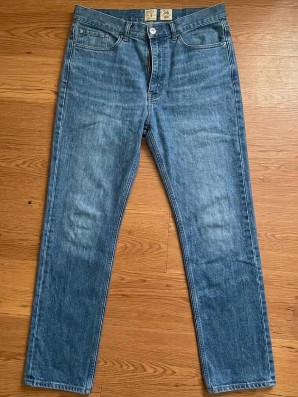 RedHead Straight Leg Denim Jeans Medium Wash Mens Size 34 #281